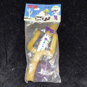 80s VTG Cowboy Cactus, Antenna Topper, Rubber, Retro Car Accessory Nostalgia
